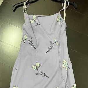 superdown Lavender Floral Maxi Dress